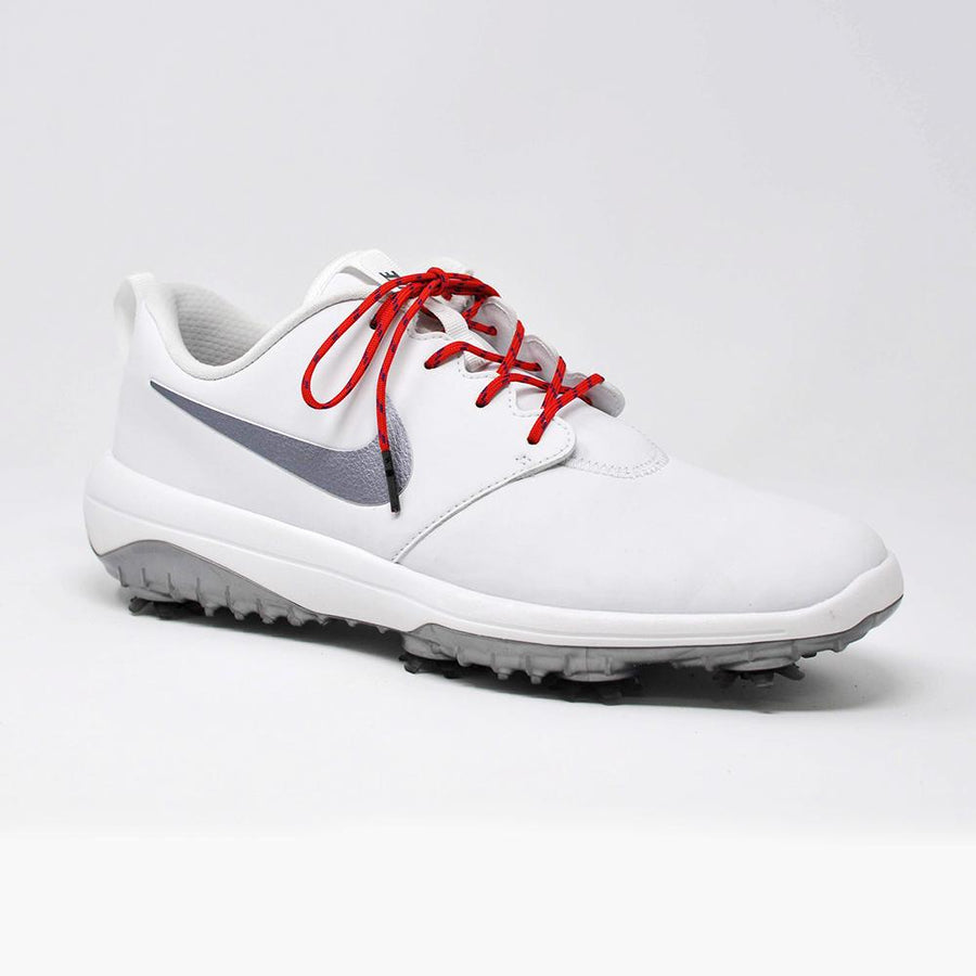 Red & Navy Athletic Flat