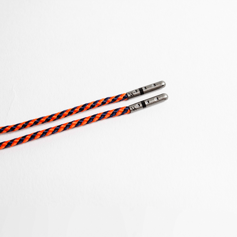 Navy Orange Striped Whiskers 33